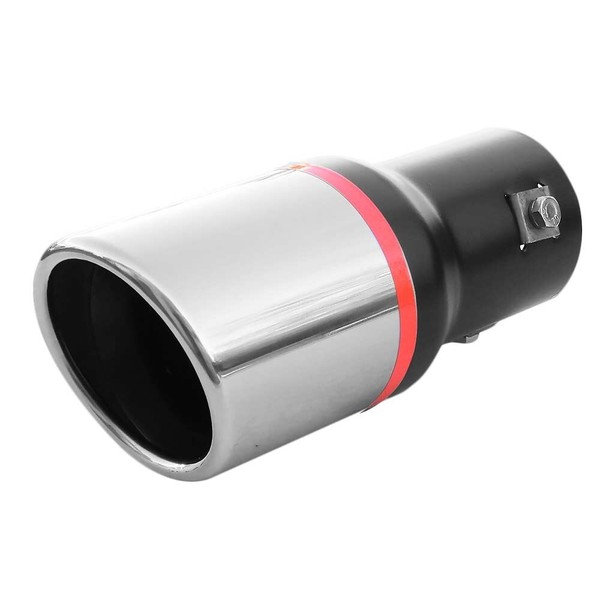 Universal Auspuffblende Endrohr Auspuff Chrome Fur-image