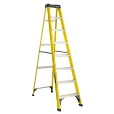 Louisville Ladder 8' Fiberglass Step Ladder, 12' Reach, 250 lbs Load Capacity, W