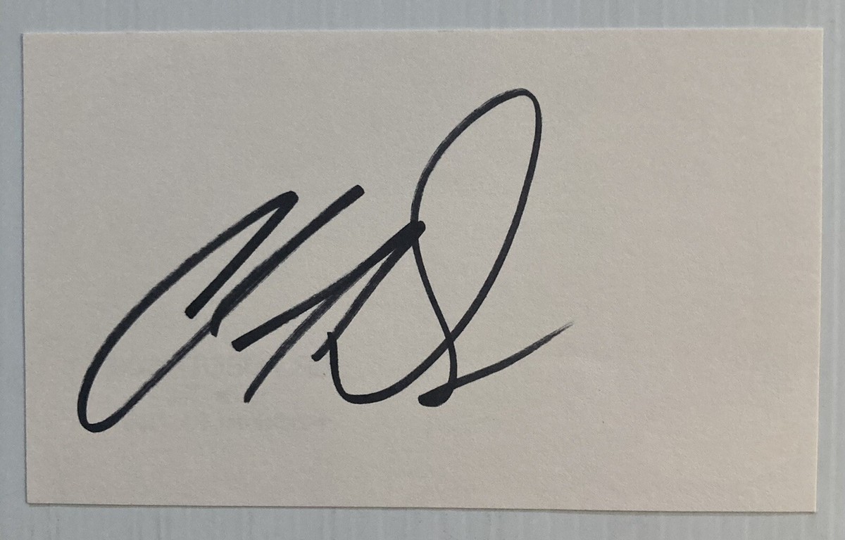Cowboy Country Chris LeDoux Signed Autograph 3x5 Index Card - JSA