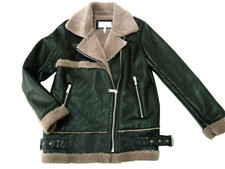 BCBGeneration Vegan Leather Bomber Jacket Sma...