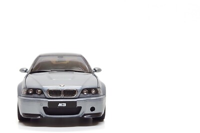 Norev 1:18 BMW M3 CSL (E46) in Silver Grey Metallic | eBay