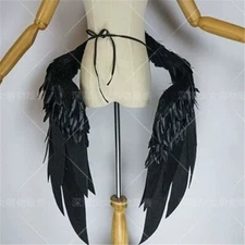 Handmade Anime Overlord Albedo Wings Foldable Cosplay Props Costume Accessories