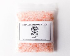 100g Rose Salt - Witch Wicca Pagan Witchcraft Charm Spells