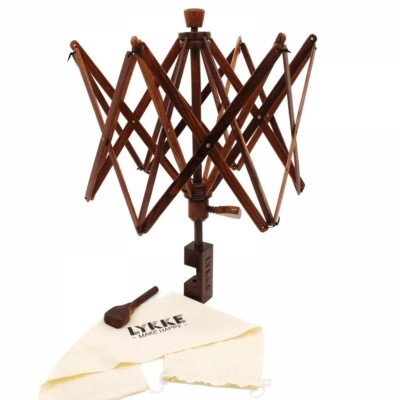 LYKKE Umbrella Skein Winder Yarn Swift , Rosewood