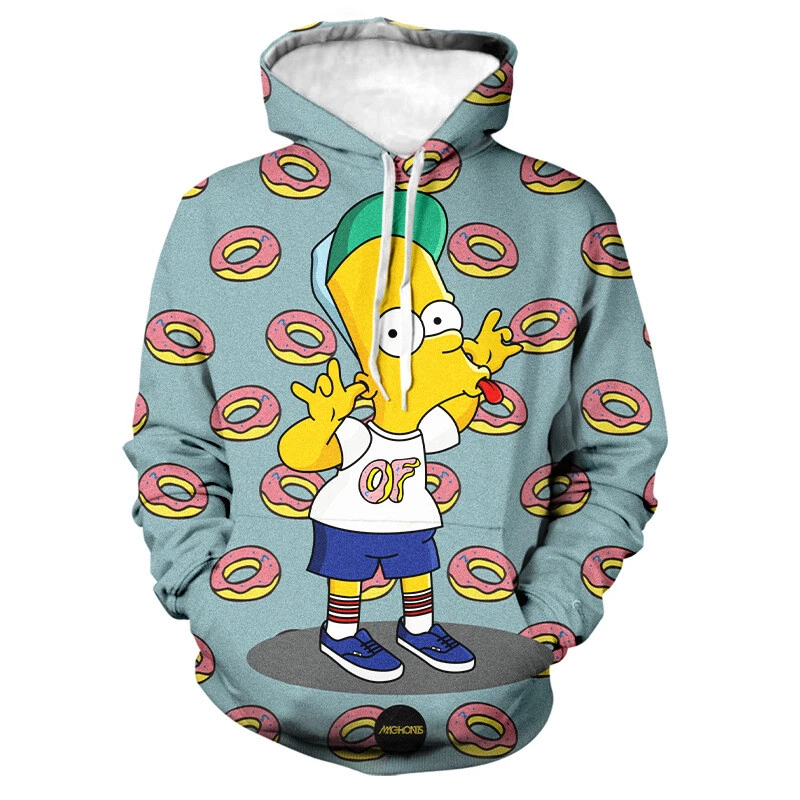 Cosplay The Simpsons Maggie Marge Homer Bart 3D Hoodies Sweatshirts Jacket Coats 7