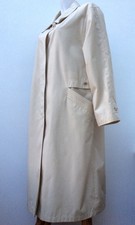 New *essentials/berkertex* Ladies Double Collared Rain Coat In Stone Uk 18