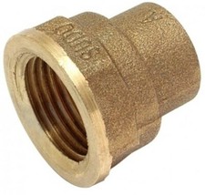 Kupfer-L&ouml;tfitting &Uuml;bergangsmuffe 4270g mit IG, aus Rotguss, verschiedene Gr&ouml;&szlig;...