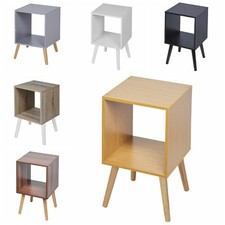 Single Cube Storage Wooden Bookcase Shelves Display Shelving Unit Living Room