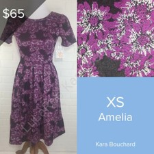 Lularoe SALE - Amelia - XS - Dress - New with Tags - Originally $65
