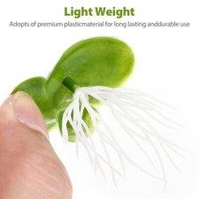 2 Packs/36PCS Floating Fake Plants for Fish Tank Artificial Duckweed Baby