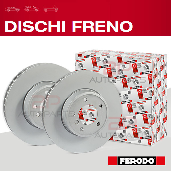 Paar Bremsscheiben Ferodo DDF1304 Fiat Grande Punto Evo Opel Corsa D-image