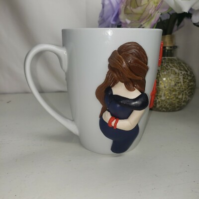 3D Coffee Mug handmade 3d design. handcrafted design with cold porcelain |  eBay