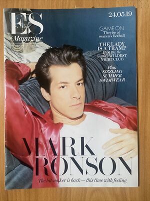Mark Ronson  ES Magazine 24.5.19 Cover & 8 Page Exclusive FEATURE  New