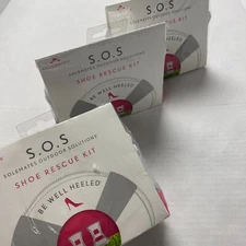 Lot of 3 Solemates Outdoor Solutions S.O.S Shoe Rescue Kit, Be Well Heeled