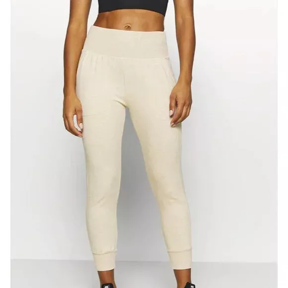 NIKE Women's YOGA Flow 7/8 Pants NWT Cream SIZE: XL