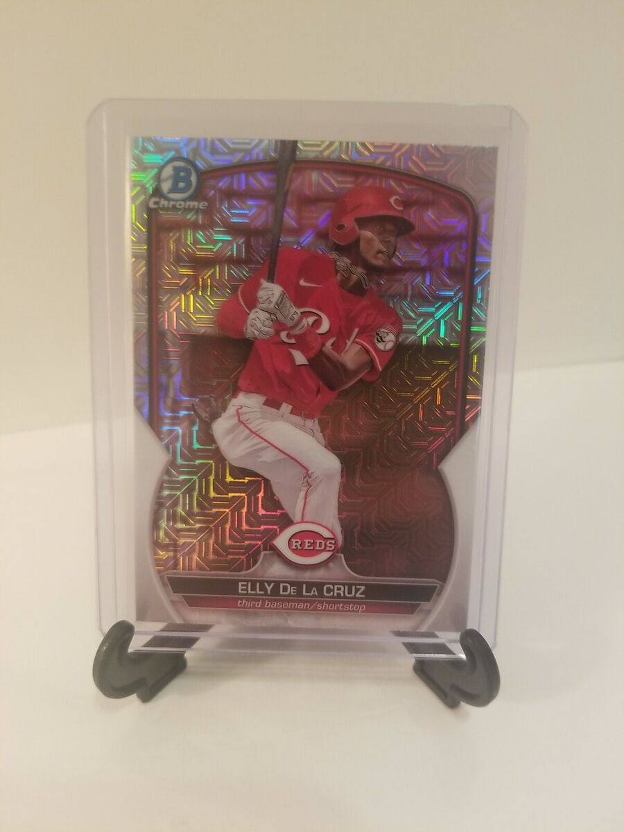 ELLY DE LA CRUZ 2023 Bowman Chrome Mega Box Mojo Refractor ELLY DE LA CRUZ 2023 Bowman Chrome Mega Box Mojo Refractor