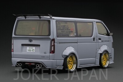 Ignition Model IG3120 1/18 T・S・D WORKS HIACE Gray JDM | eBay