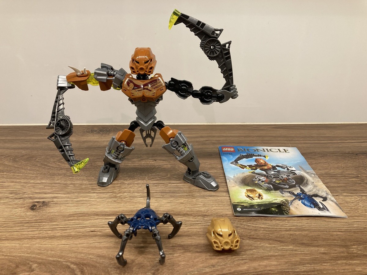 Lego Bionicle 70785 100% complete, instructions Pohatu Master of