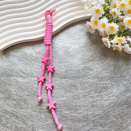 Phone Ornament Bag Pendant Cute Cartoon Bracelet Keychain Nylon Rope Car Pendant - 第 19/26 張圖片