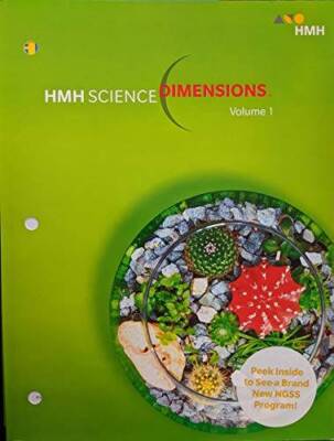 HMH Science Dimensions Volume 1, Grade 5 Units 1-4, c. 2018, 9781328 - VERY GOOD