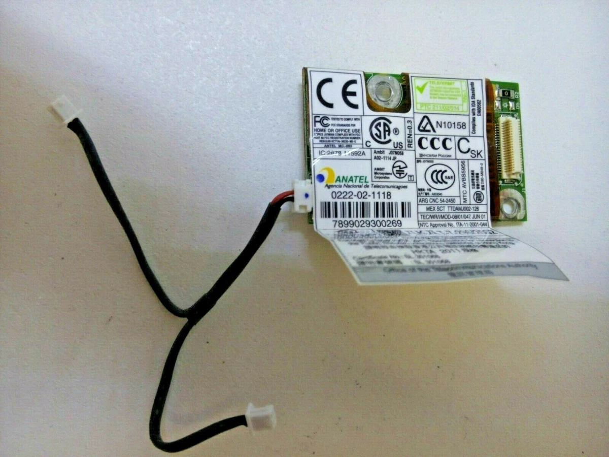 OEM IBM ThinkPad T30 T40 T41 T42 Modem Card W/ Original Cables 