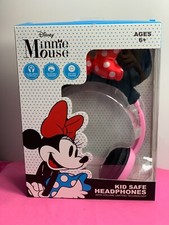 NEW MINNIE MOUSE KID SAFE HEADPHONES AGES 6 