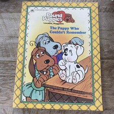 Vintage 1986 Pound Puppies Golden Book the Puppy who Couldnt Remember