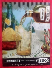 1959 Hennessy "Henco" Cognac Advertising