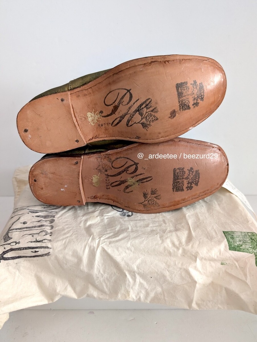 PAUL HARNDEN SHOEMAKERS GOLD 2 LEATHER LACED OXFORDS UNISEX (4L 5L