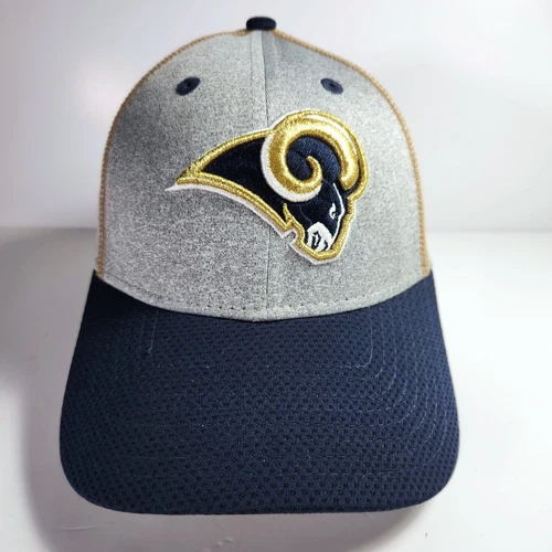 Los Angeles Rams Hat Cap NFL New Era on Stage 39THIRTY Size Medium - Large