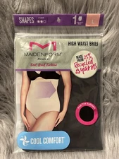 Maidenform Flexees Shapewear Women Size Large High Waist Brief Soft Seamless NEW