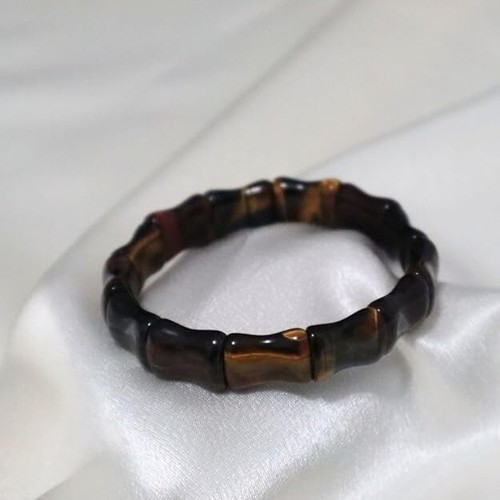 Natural Tiger Eye Bone Bracelet - Picture 3 of 4