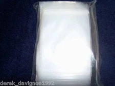 100 6"x10" small recloseable zip bags 2mil 