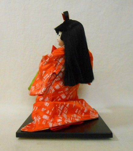 Muñeca Japonesa Vintage Kimono Tela WARABE 30 cm / Bola TEMARI - Imagen 2 de 8