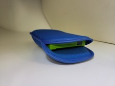 Blue Soft Padded Pouch Protective Sleeve Case for Gameboy Color 7" x 3.5"  39R
