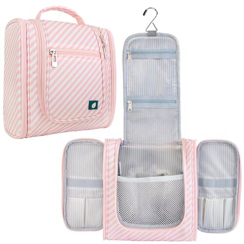 Compact Hanging Water-Resistant Toiletry Bag for Women and Men, Travel Cosmetic Organizer-image
