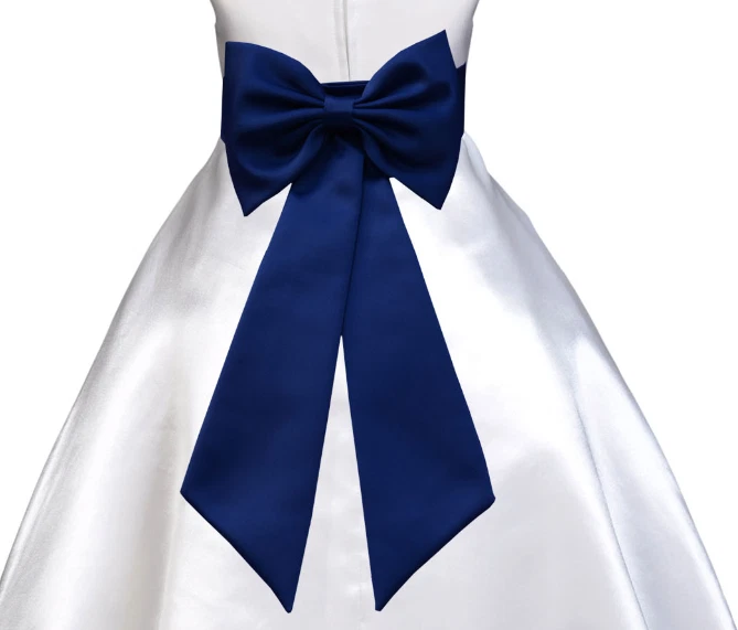 Royal blue shop sash for dress