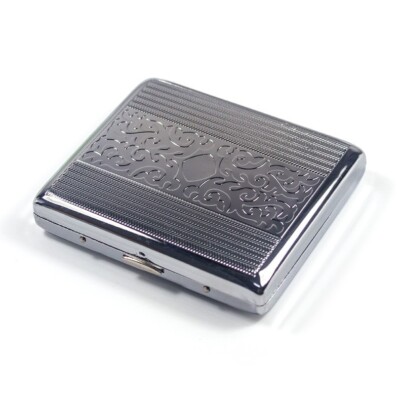 1PC King Size Premium Metal Cigarette Case Stylish & Durable Smoking  Accessory