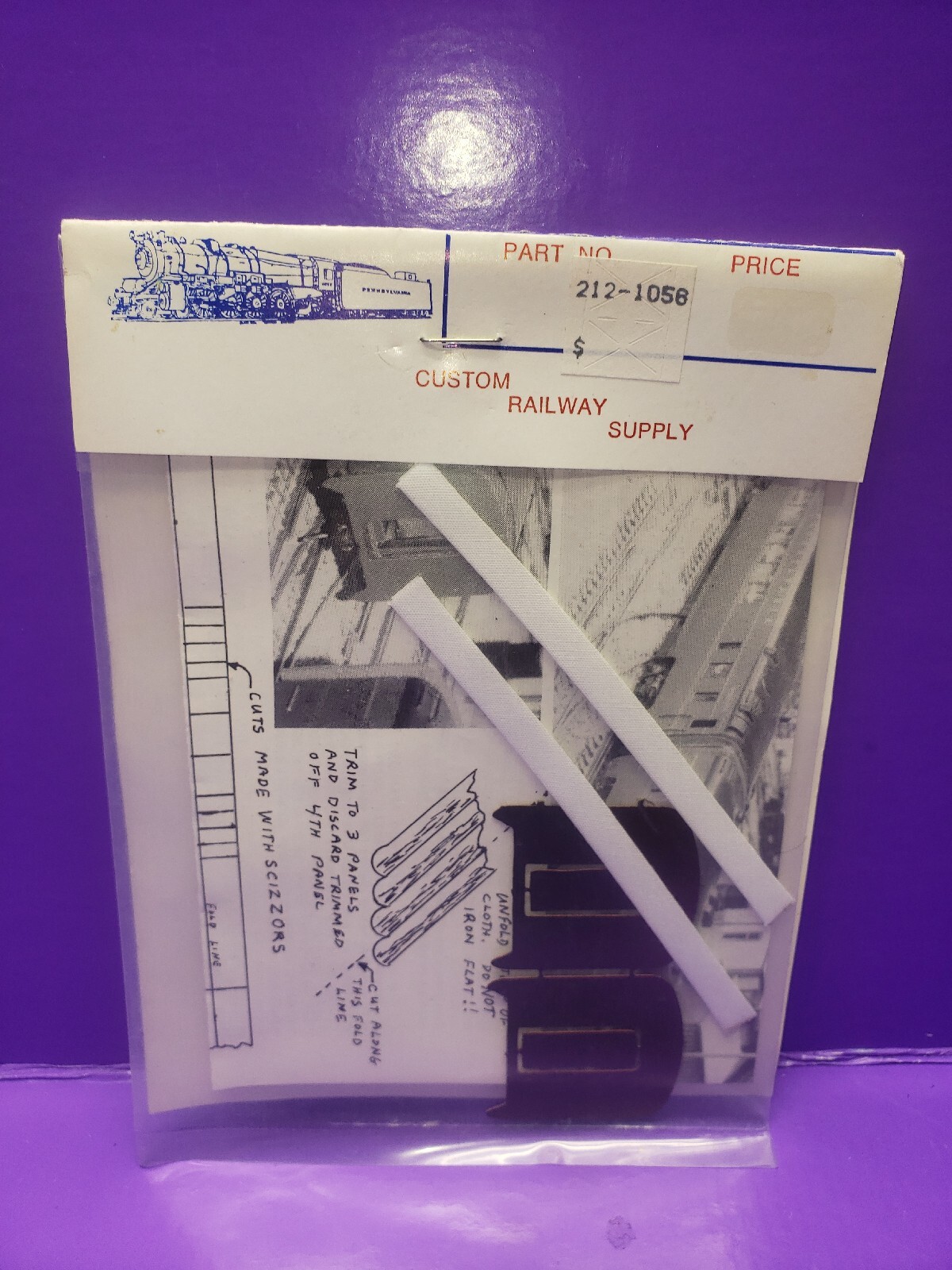 CUSTOM RAILWAY SUPPLY 2121056 HO Passenger Car DIAPHRAGMS for Athearn