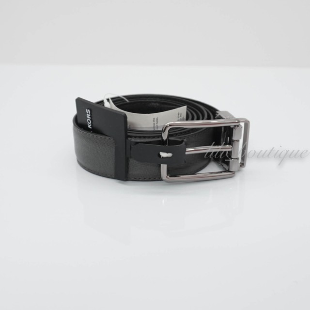 michael kors belt mens grey