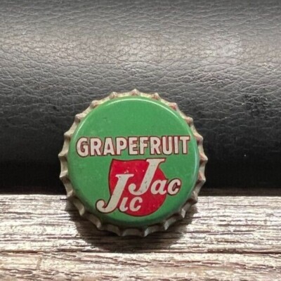 UNUSED JIC JAC GRAPEFRUIT SODA POP BEVERAGE SOFT DRINK CORK BOTTLE CAP / CROWN