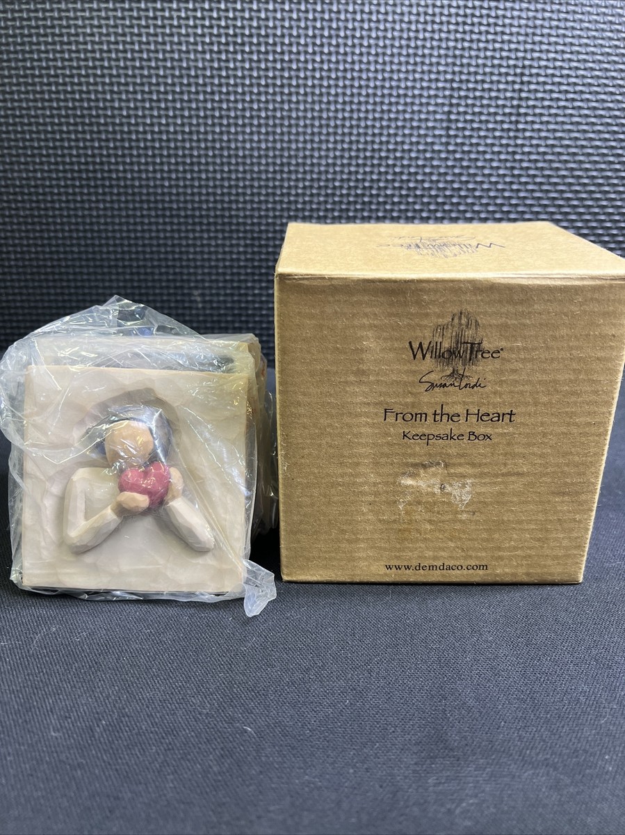 Willow Tree - From the Heart Keepsake Trinket Box #26601 & Card