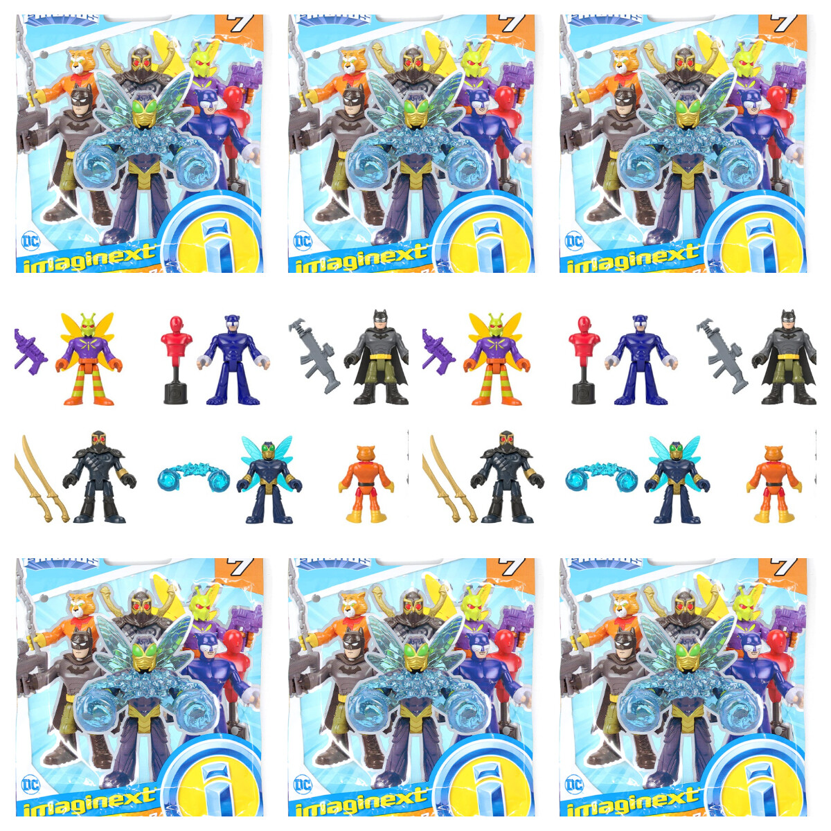 【新品・未開封】マナフィのタマゴ NEW Lot of 8 Imaginext DC Super Friends Series 7 Blind Bags Sealed