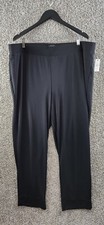 Talbots Woman Black Pull On Pants Comfortable Dress Pants Stretch Women's 3X