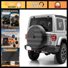 Tire Cover With Camera Hole For Jeep Wrangler Jl 2018-2025 Fits 24575r17 255 Tire Cover With Camera Hole For Jeep Wrangler Jl 2018-2025 Fits 24575r17 255