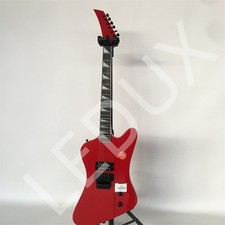 Electric Guitar Red Firebird Solid FR Bridge Rosewood Fretboard Black Hardware