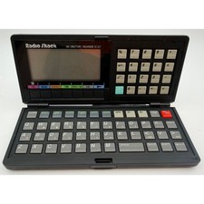 Radio Shack 34K Directory Organizer EC-327 VTG Digital Diary Calculator Black