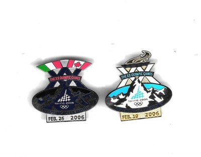 Torino 2006 Opening & Closing Ceremonies Olympic 2 Pin Set Milano 2026