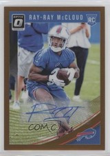 2018 Donruss Optic Rookies Bronze Prizm Auto Ray-Ray McCloud #114 Auto 4r3