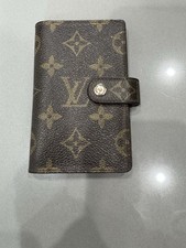LOUIS VUITTON Agenda Mini Address Book Notebook cover LV Logo ...